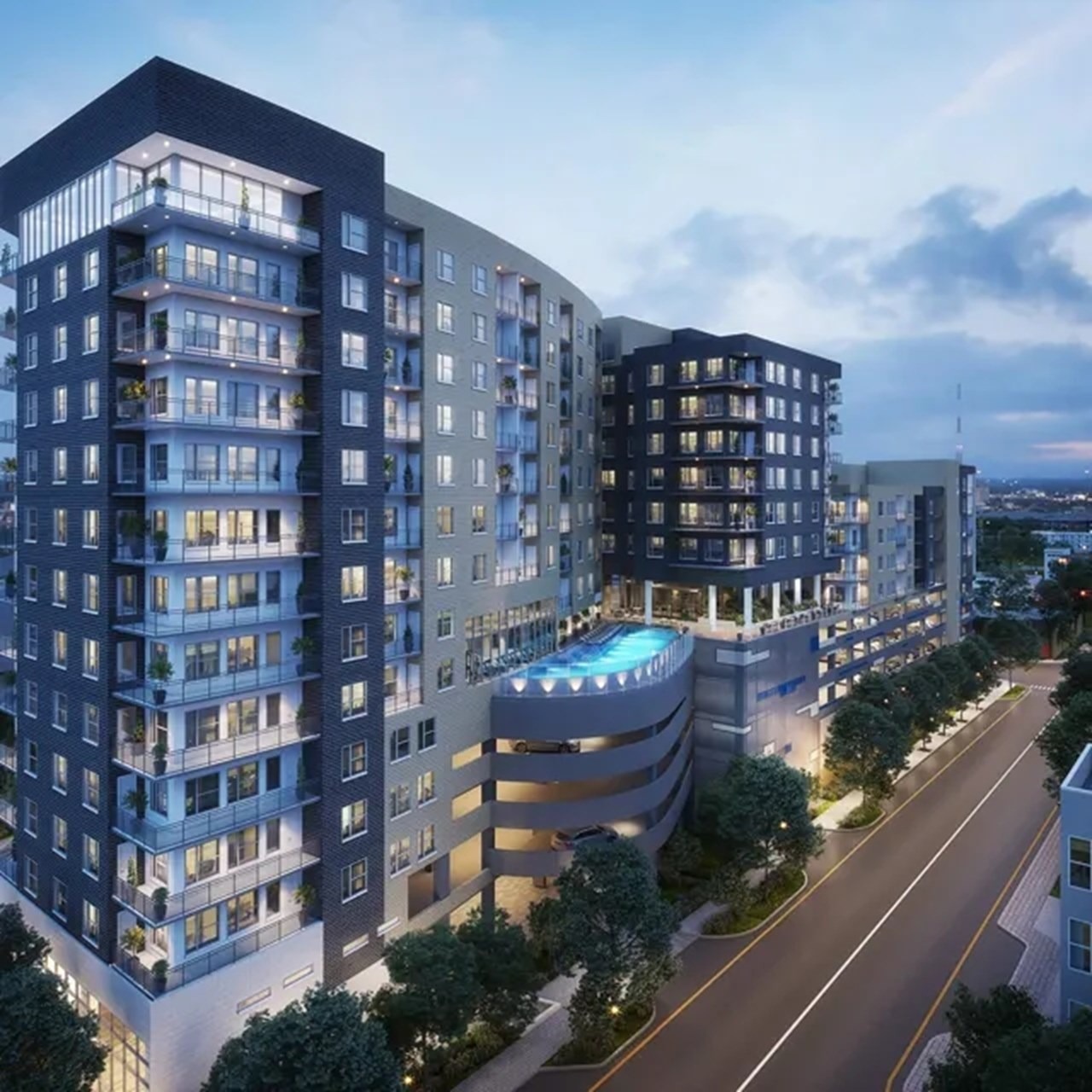 The Gabriella apartments at 505 N Ervay St