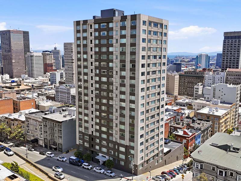 The Pinnacle at Nob Hill apartments at 899 Pine St