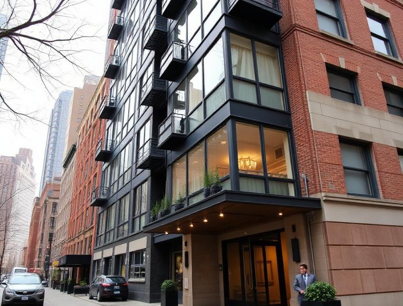 303 Mercer apartment building in Greenwich Village, Manhattan