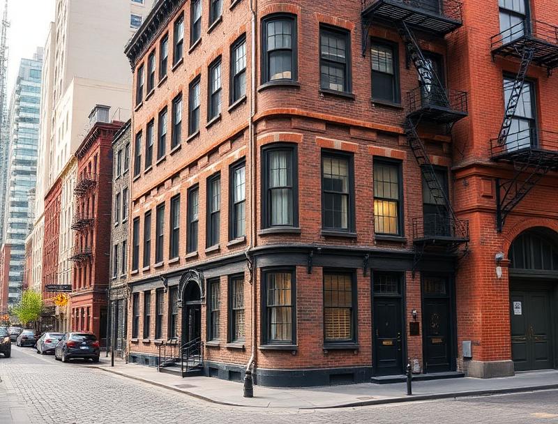 The Cast Iron Building apartment building in Greenwich Village, Manhattan