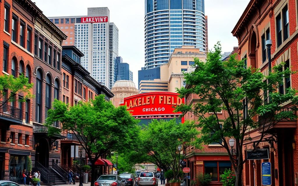 Lakeview neighborhood in Chicago, IL