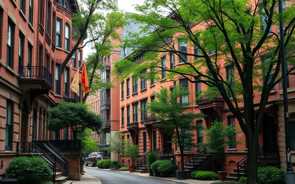 Old Town neighborhood in Chicago, IL