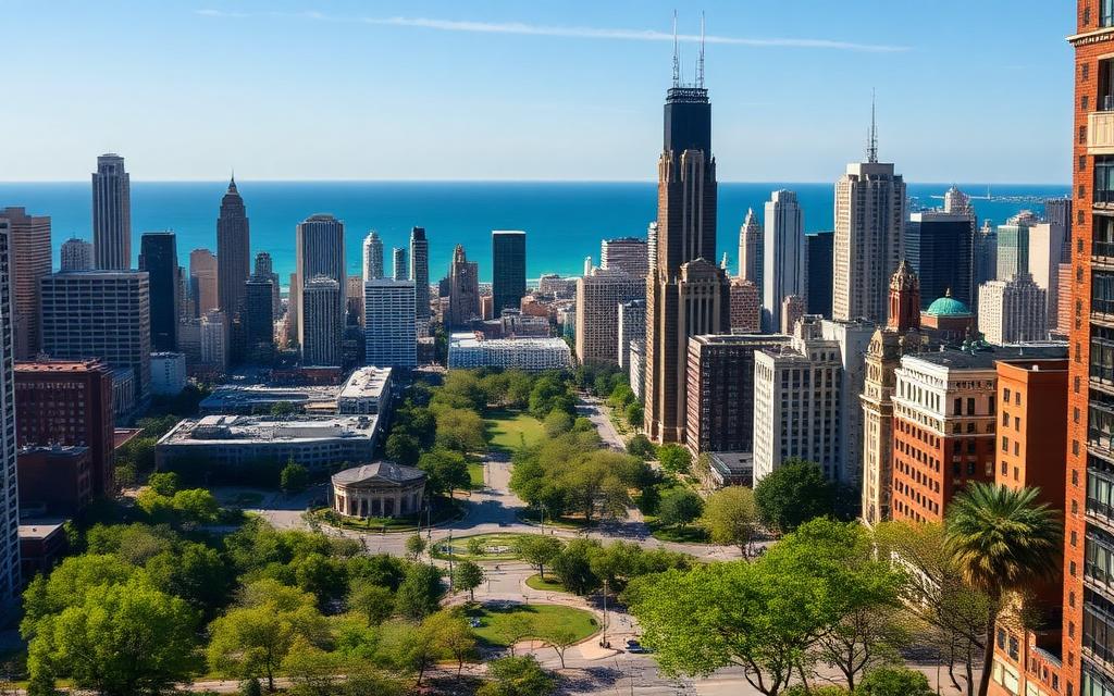 South Loop neighborhood in Chicago, IL