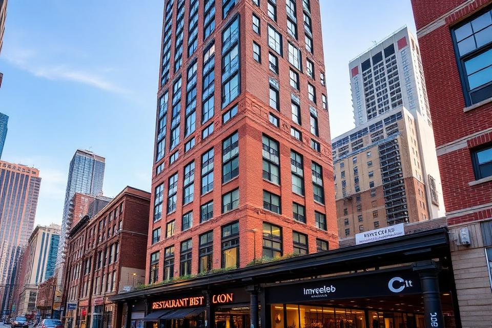 The Parker Fulton Market apartments at 730 W Randolph St