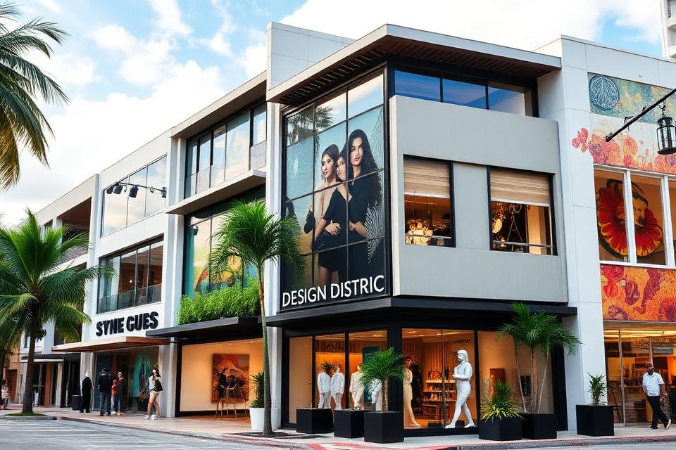 Design District neighborhood in Miami, FL