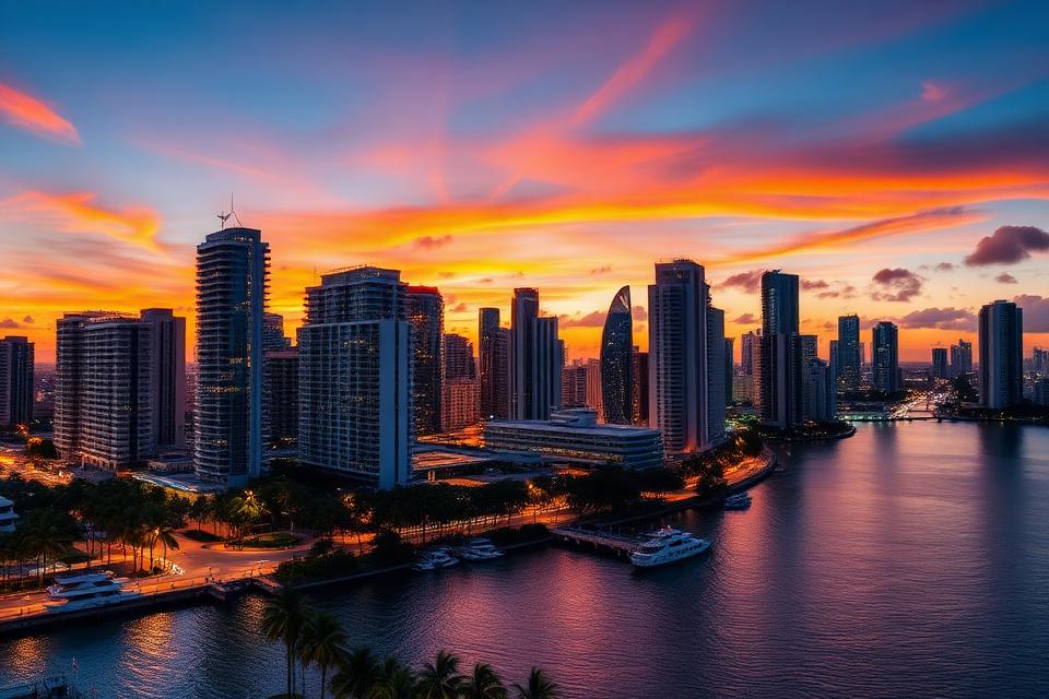 Downtown Miami neighborhood in Miami, FL
