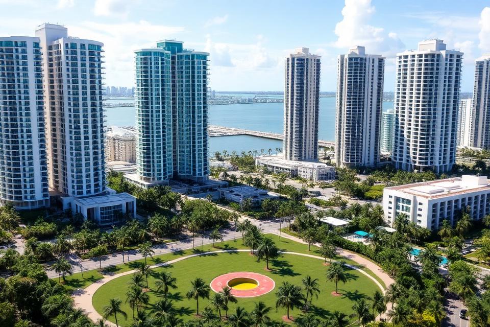 Edgewater neighborhood in Miami, FL