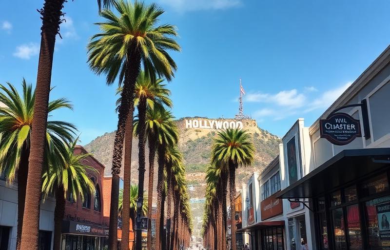 Hollywood neighborhood in Los Angeles, CA