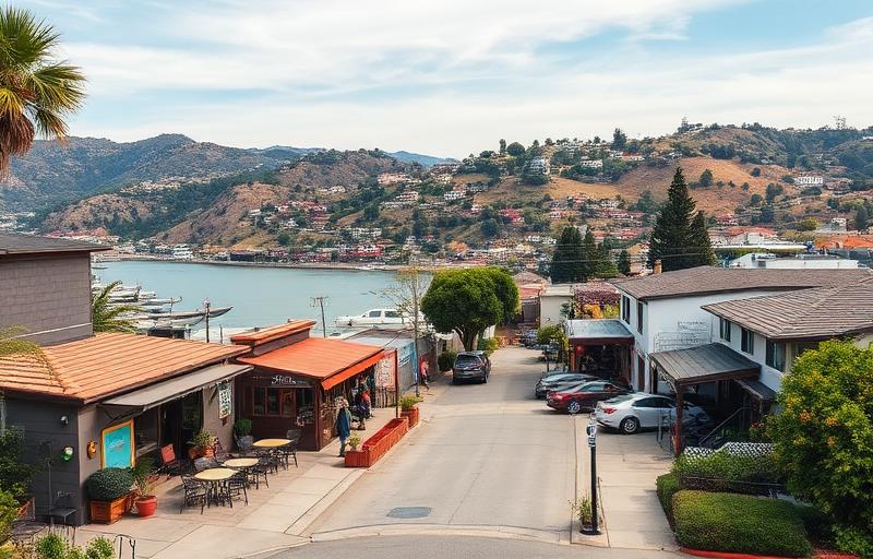Silver Lake neighborhood in Los Angeles, CA