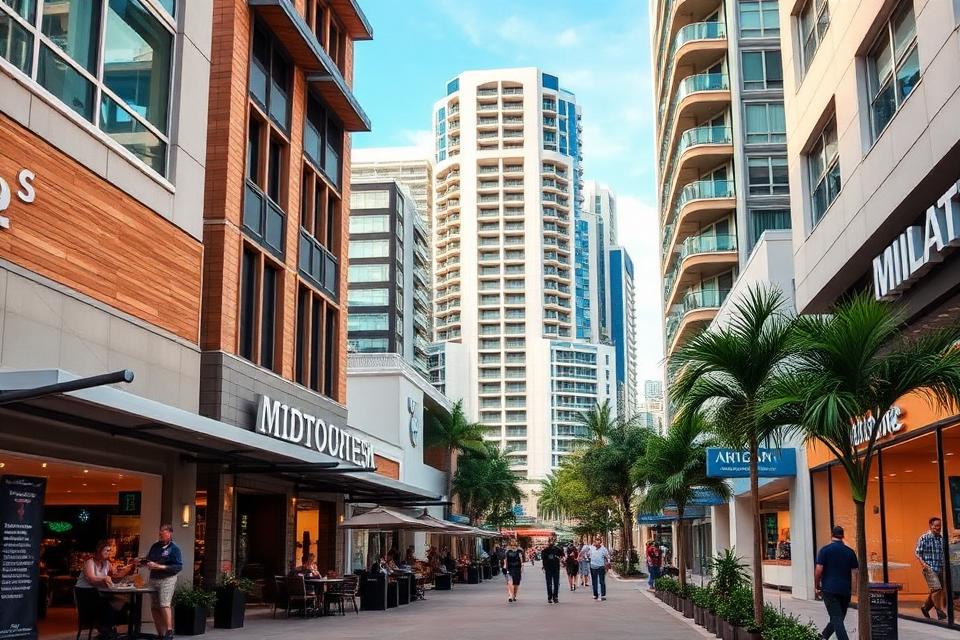 Midtown neighborhood in Miami, FL
