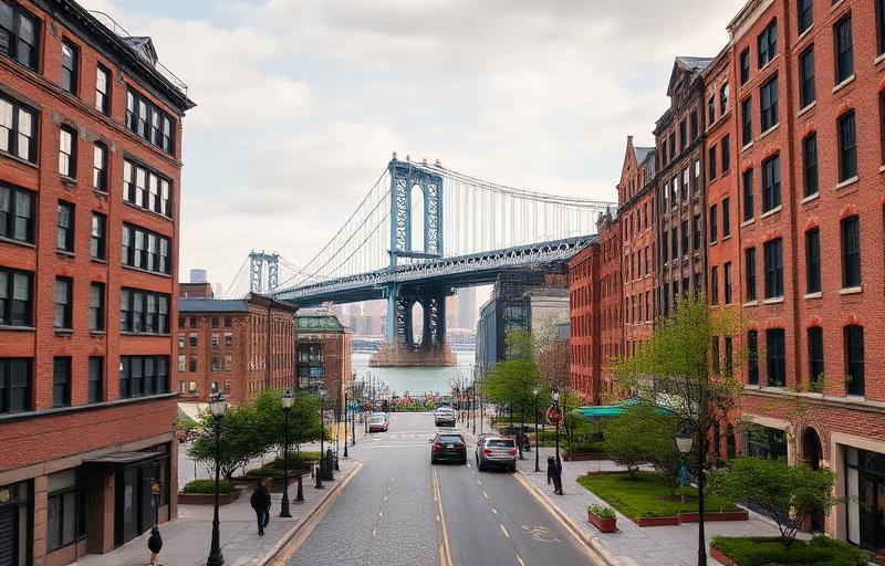 DUMBO neighborhood in Brooklyn, NY