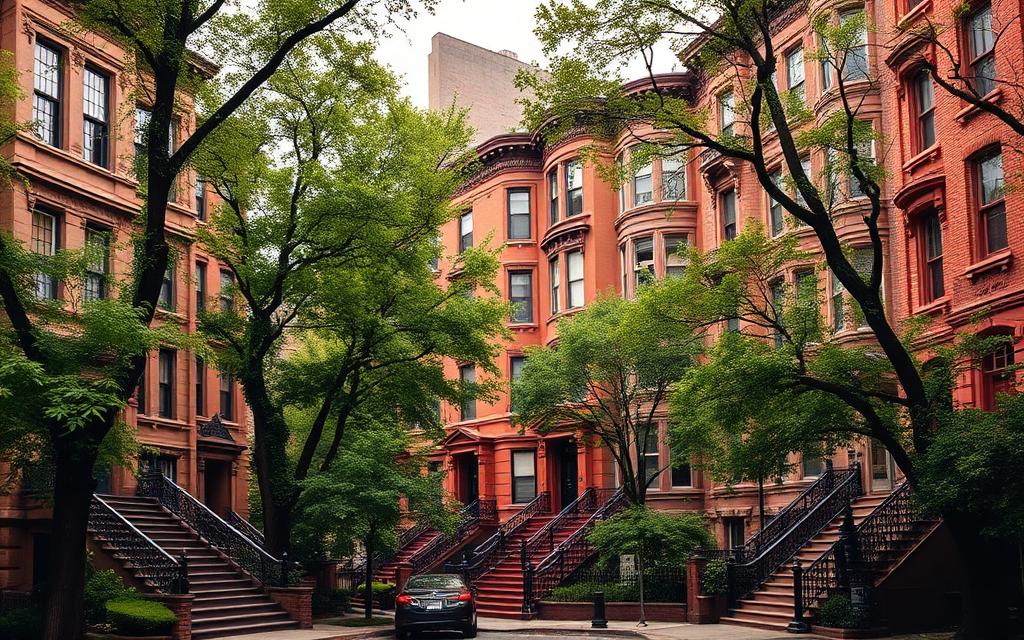 Harlem neighborhood in Manhattan, NY