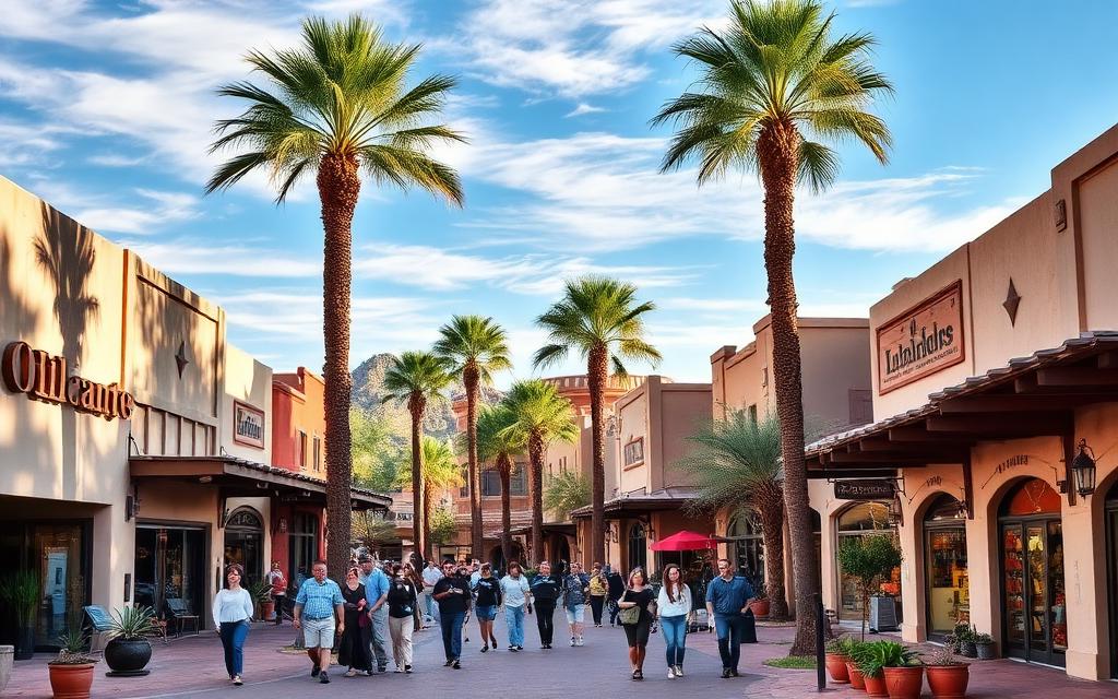 Old Town Scottsdale neighborhood in Scottsdale, AZ