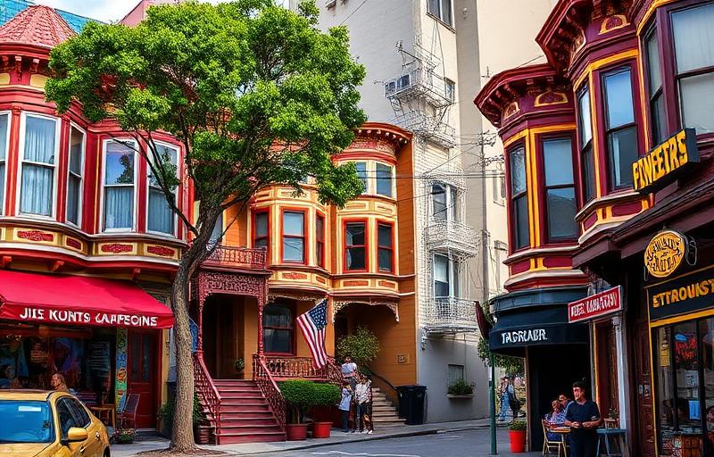 Mission District neighborhood in San Francisco, CA