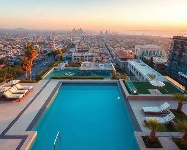 The Dylan apartments at 8711 Sunset Blvd