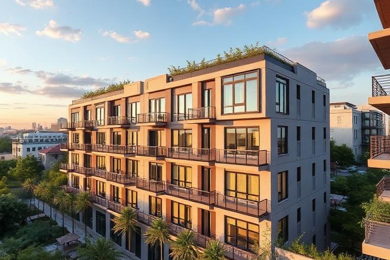 The Kyle apartments at 1111 W Dallas St