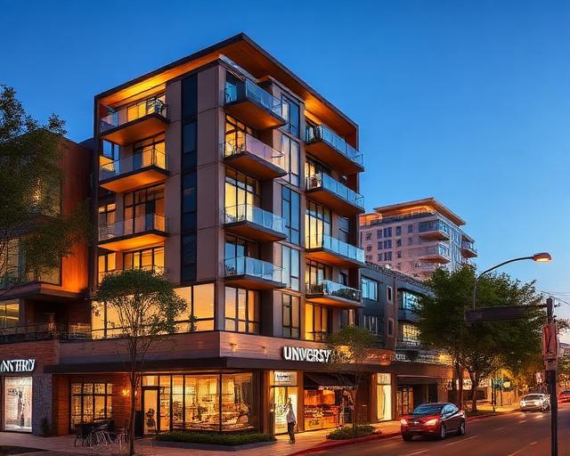 The Lafayette apartments at 2900 University Ave